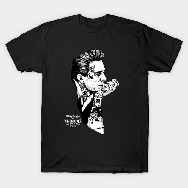 Johnny Cash Only T-Shirt by Kingrocker Clothing